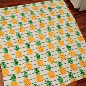Pineapple blanket, 59 inches by 47 inches